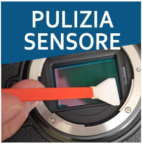 Pulizia del sensore