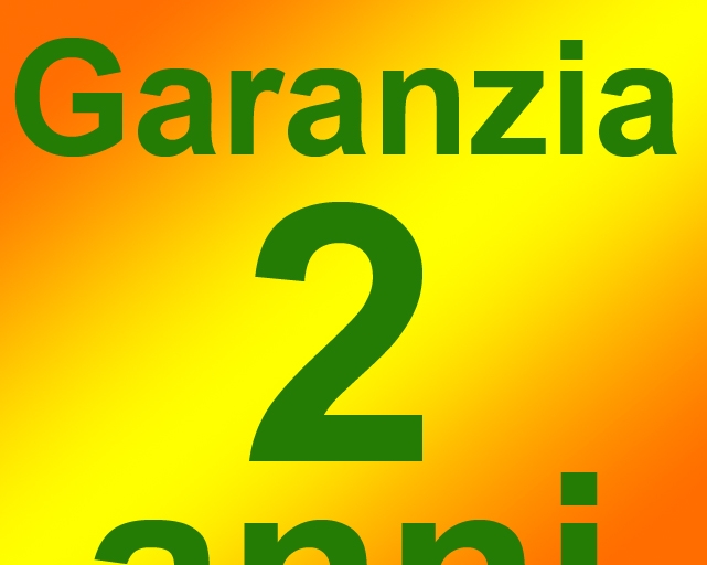 Garanzia 2 anni