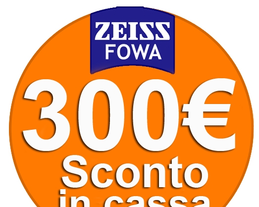 Sconto in cassa 300 euro