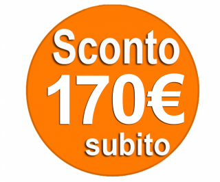 Sconto subito 170 euro