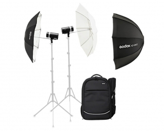Godox AD300 PRO dual flash backpack kit