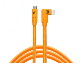 Tether Tools Cavo Pro da USB-C a USB-C angolare 4.6m- Arancione