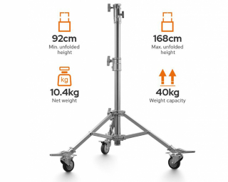 Godox SA5015 Stativo Heavy Duty SteelL Roller Stand