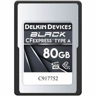 Delkin CFexpressTM Type A Serie BLACK - PCI Express 3.0 -880/730 gb. 80 GB