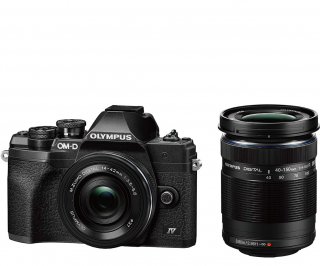 Olympus OM-D E-M10 Mark IV + 14-42 EZ+ ob.40-150 BLACK/BLACK