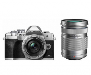 Olympus OM-D E-M10 Mark IV + 14-42 EZ+ ob.40-150 SILVER/SILVER