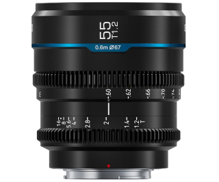 Sirui ob. 55mm T1.2 S35 APS-C Nightwalker Manual Focus Cine Lens (E-Mount Black)
