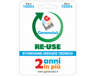 Garanzia3 - Re-Use - Fino a 1000€