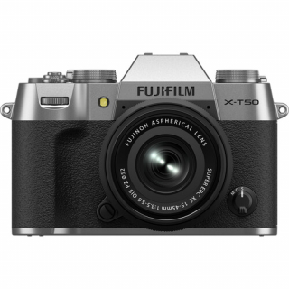 FujiFilm X-T50 + XC 15-45 Silver