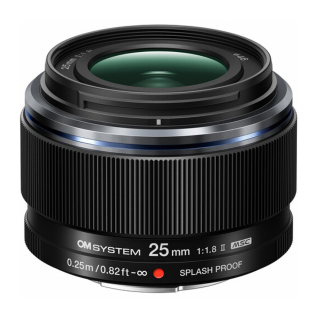 OM System  M.Zuiko Ob. 25 MM 1,8 II DIGITAL BLACK