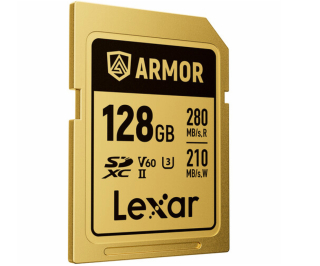 Lexar Lexar 128GB ARMOR GOLD UHS-II SDXC IP68 Acciao