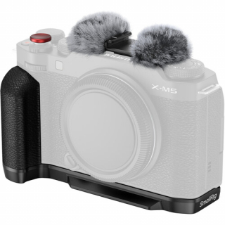SmallRig L-Shape Mount Plate with Silicone Handle for FUJIFILM X-M5(Black) 4876