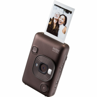 Fujifilm - Instax Mini LiPlay Bronze VN EX D Intant Camera
