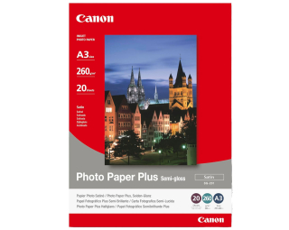 Canon - Carta A3 SG-201 Photo Paper Plus Semi-gloss 260 gr 20f