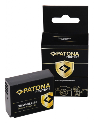 Patona Protect Battery Panasonic DMC-gf6 DMW-BLG10 DMW-BLG10e CS-BLG10MC
