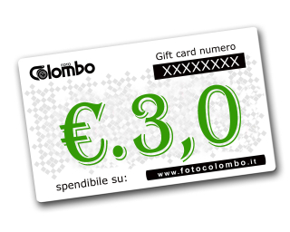 Giftcard 3 euro compresa