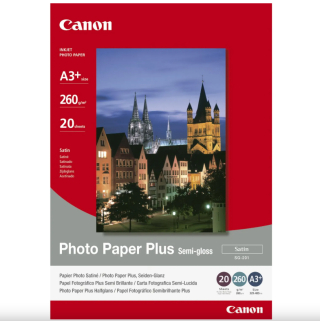 Canon - Carta A3+  SG-201 Photo Paper Plus  Semi-gloss 260 gr 20f