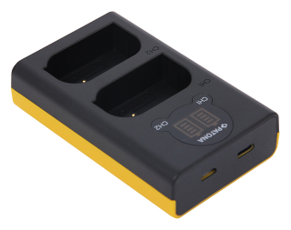 Patona Caricabatteria Usb Dual per Panasonic DMW-BLK22