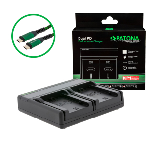 Patona Premium NP-FZ100 Dual PD Performance Charger incl. USB-C input/output