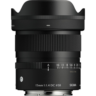 Sigma ob. 15mm F/1.4 (C) DC (Sony E)