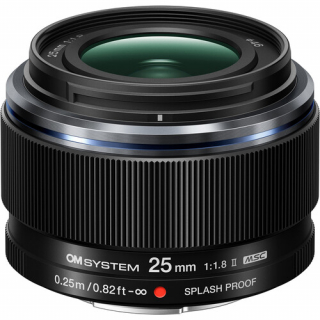 OM System M.Zuiko OB.25 MM 1,8 II DIGITAL BLACK
