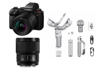 Panasonic Lumix S5 II 20-60mm F/3.5-5.6 +50mm 1,8 + Dji rs 4 mini Combo