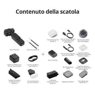 Dji - Osmo Pocket 4P Vlog Combo