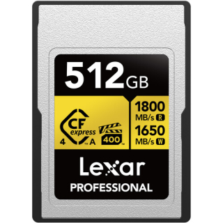 Lexar CFEXPRESS 4.0 TYPE-A 512GB GOLD