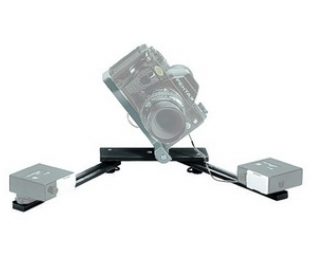 MANFROTTO 330 B SUPPORTO PER 2 FLASH MACRO NERO