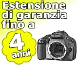 Garanzia fino 4 Anni per Fotocamere fino € 225,00