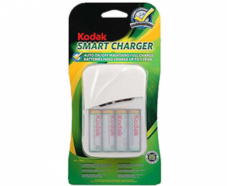 Kodak - Caricabatterie Smart SC4-PC + 4 Batterie stilo 2000