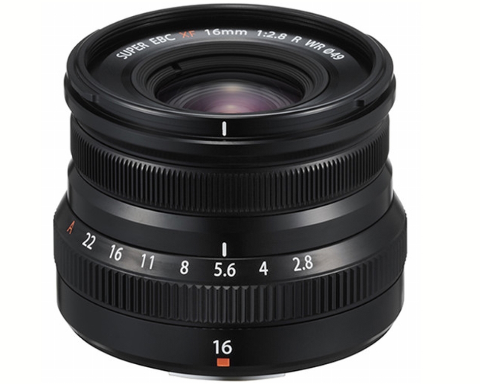 Fujifilm Fuji Fujinon ob. XF 16mm F2.8 R WR Black