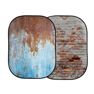 Lastolite Fondale ripiegabile 1,5mX2,1m texture ruggine/intonaco