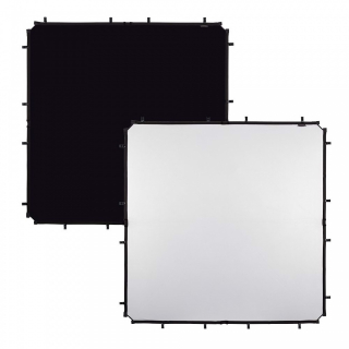 Lastolite Tessuto SkyRapdid 1,5x1,5m nero e bianco