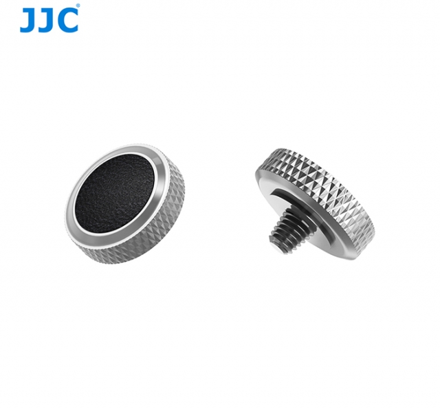 Jjc JJC - Pulsante di scatto a vite in pelle nera