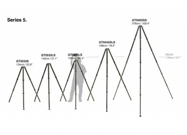 Gitzo Gitzo Systematic treppiede, serie 5 giant, 6 sezioni - GT5563GS