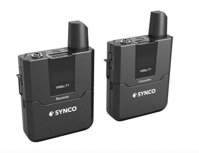 Synco SYNCO T1 SISTEMA WIRELESS UHF 50mt OMNIDIREZIONALE A LAVALIER BATT. AA - 1TRASMETTITORE + 1 RICEVITORE