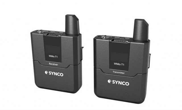 Synco SYNCO T1 SISTEMA WIRELESS UHF 50mt OMNIDIREZIONALE A LAVALIER BATT. AA - 1TRASMETTITORE + 1 RICEVITORE