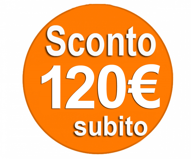  Sconto subito €.120
