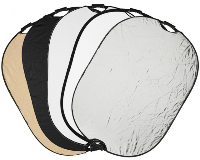 Quadralite Quadralite - Collapsible Reflector w/Grip 5in1 90x120cm
