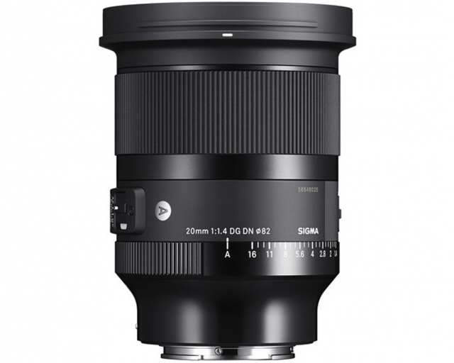 Sigma Sigma OB. 20mm F/1.4 DG DN (A) Sony E-Mount