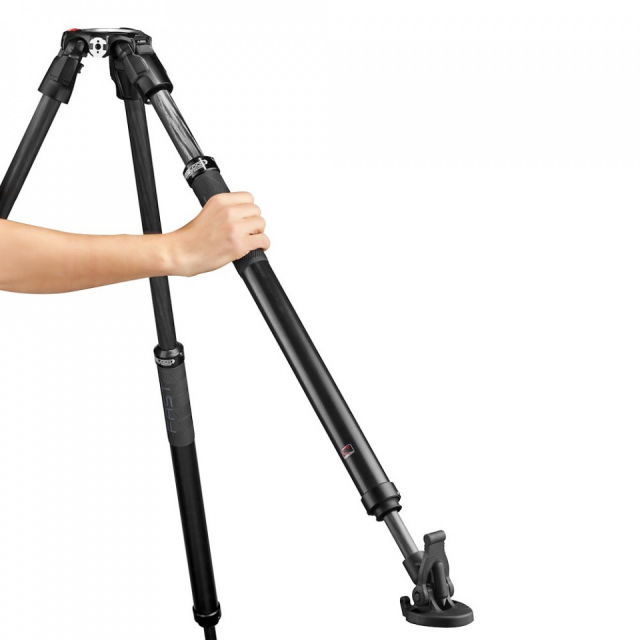 Manfrotto Manfrotto Treppiede 635 Fast Tubo Singolo Fibra di Carbonio