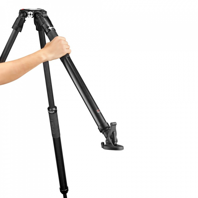 Manfrotto Manfrotto Treppiede 635 Fast Tubo Singolo Fibra di Carbonio