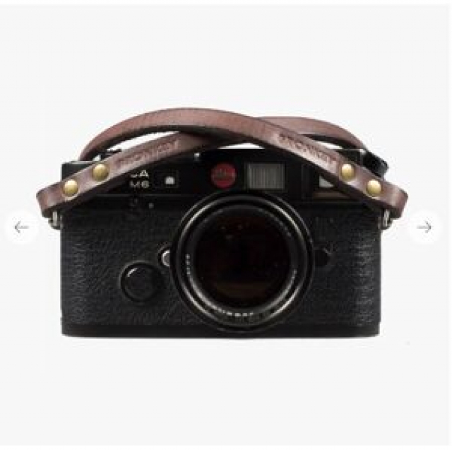 Bronkey Bronkey Berlin #102 - Brown Leather camera strap 120cm