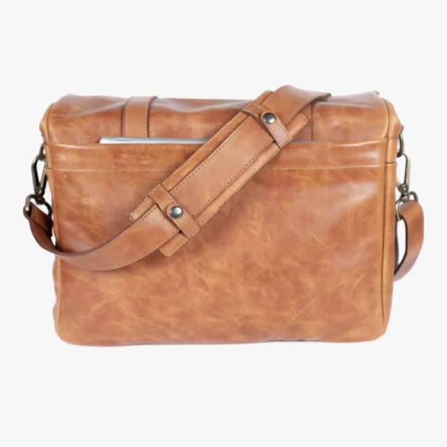 Bronkey Bronkey Roma Leather Camera Bag - Tanned, borsa messenger grande