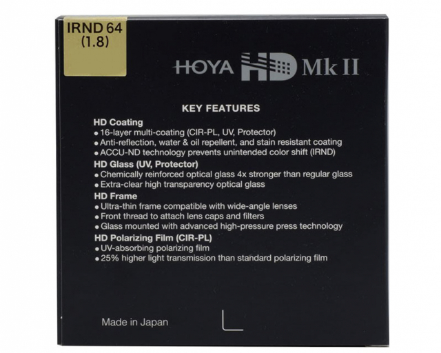 Hoya Hoya Filtro HD MkII IRND64 (1.8) 67mm