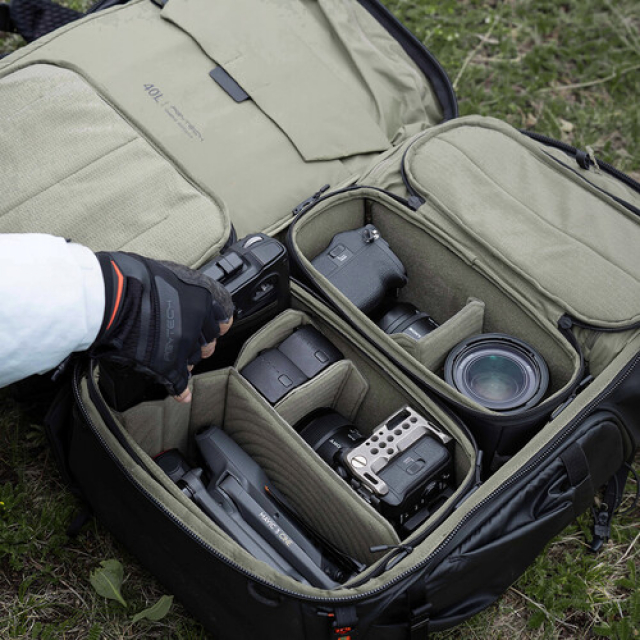 Pgytech Pgytech OnePro Flex Backpack 40L(Space Black)+Camera Insert L
