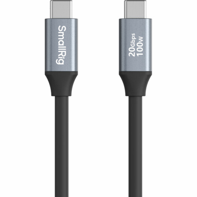 Smallrig SmallRig USB-C (Straight) to USB-C (Straight) Data Cable (35cm / 13.8in) 4788