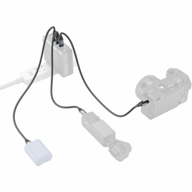 Smallrig SmallRig USB-C (Straight) to USB-C (Straight) Data Cable (35cm / 13.8in) 4788