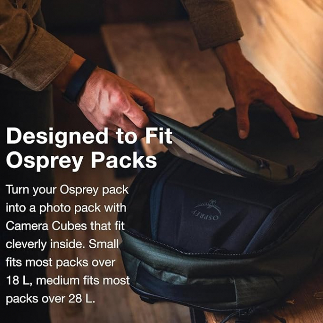 Osprey Osprey Camera Cube Small Charcoal Grey